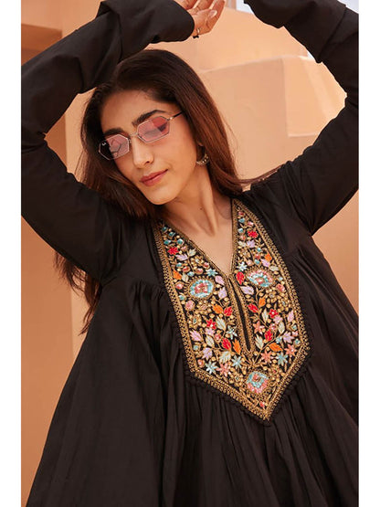 Mann BlackCo-Ord Set