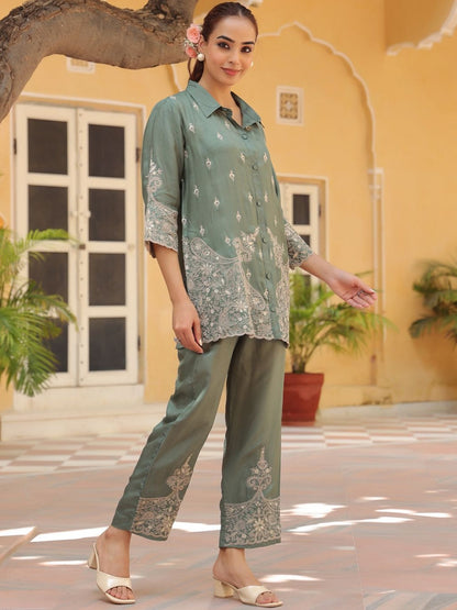 Women Embroidered Co-ord Set